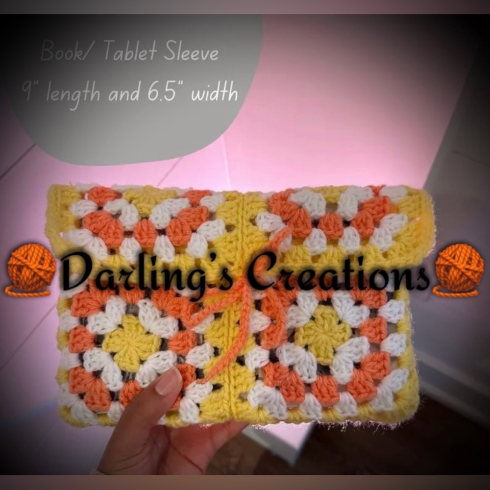 Handmade Crochet Kindle Sleeve